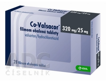Co-Valsacor 320 mg. / 25 mg. 30 tablets